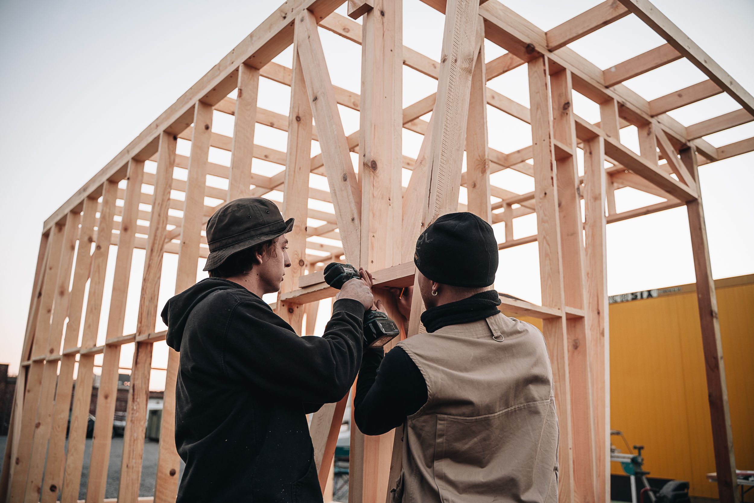 Tiny house moderne en bois